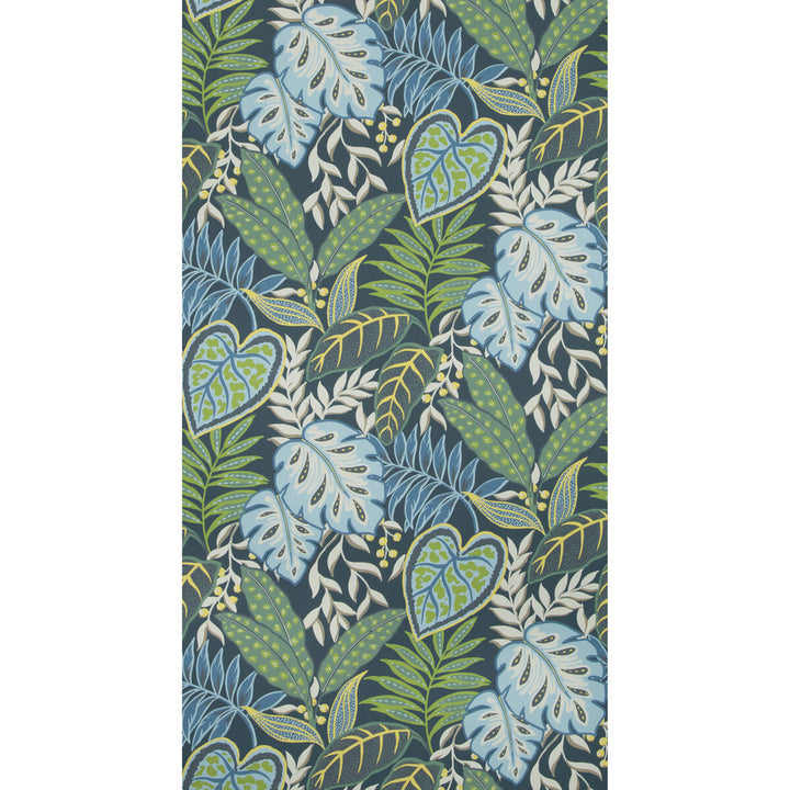 Jasmine Indigo by Kravet Design Wallcovering SARAH RICHARDSON WALLPAPER CELLULOSE - 50%;OTHER - 30%;POLYESTER - 20% United States - Horizontal: 0 and Vertical: 25.2 27 - Fabric Carolina -