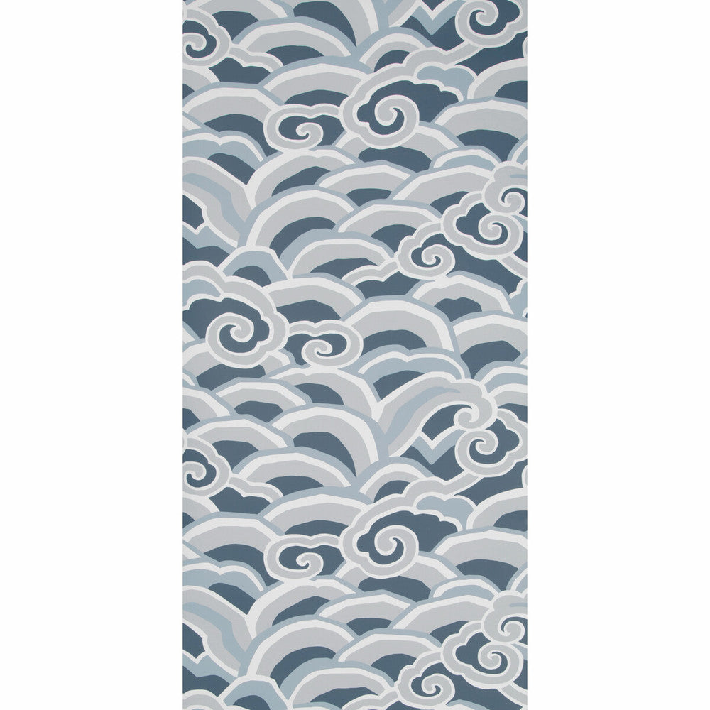 Decowave Denim by Kravet Design Designer Wallcovering SARAH RICHARDSON WALLPAPER CELLULOSE - 50%;OTHER - 30%;POLYESTER - 20% United Kingdom Horizontal: and Vertical: 25.2 20.5 - Swanky Fabrics -