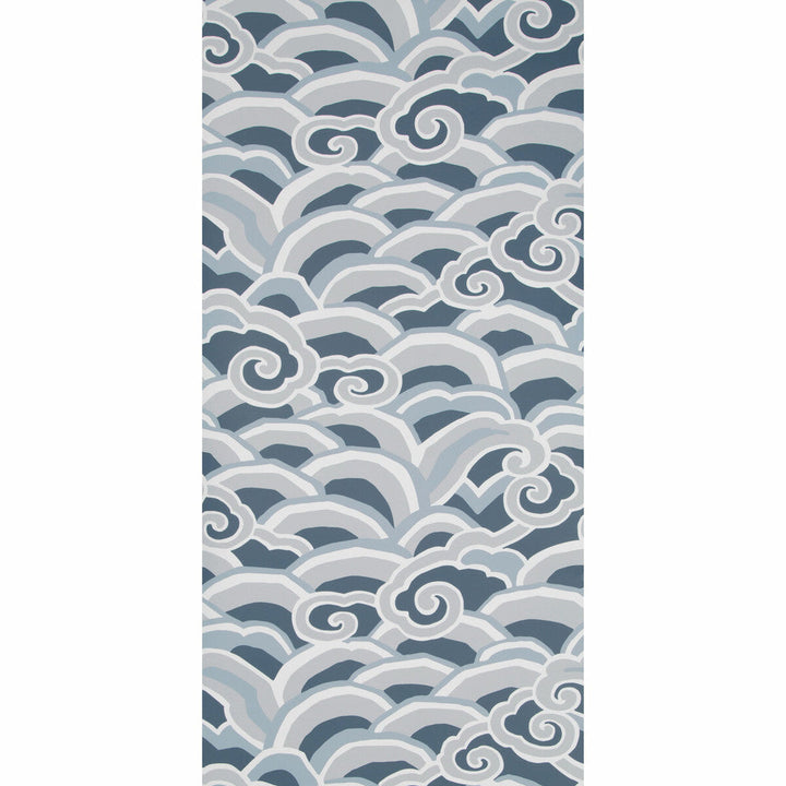Decowave Denim by Kravet Design Designer Wallcovering SARAH RICHARDSON WALLPAPER CELLULOSE - 50%;OTHER - 30%;POLYESTER - 20% United Kingdom Horizontal: and Vertical: 25.2 20.5 - Swanky Fabrics -