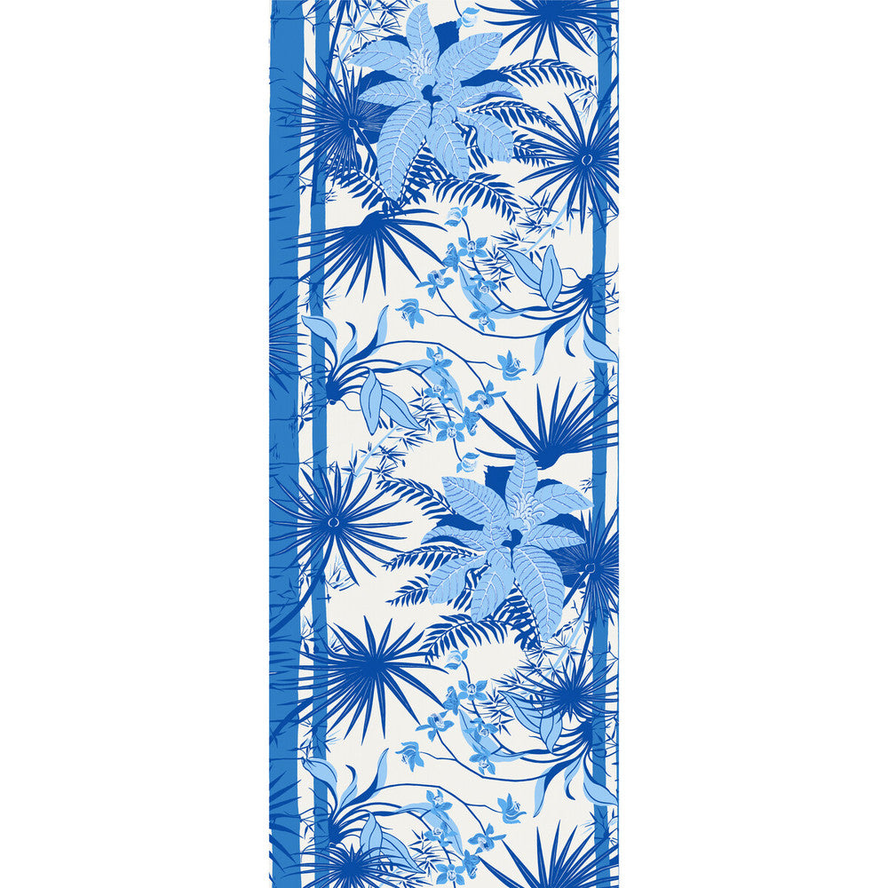 Orquidea Blue by Kravet Couture Wallcovering PAPERSCAPE ARTIST SERIES PAPER - 100% United States Horizontal: 54 and Vertical: 136 54 - Fabric Carolina -