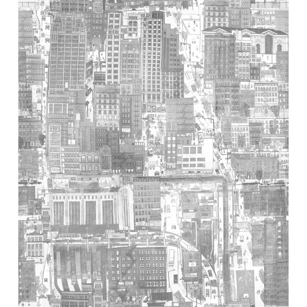Urban Planning Tinpan by Kravet Couture Wallcovering PAPERSCAPE ARTIST SERIES PAPER - 100% United States Horizontal: 54 and Vertical: 61 54 - Fabric Carolina -