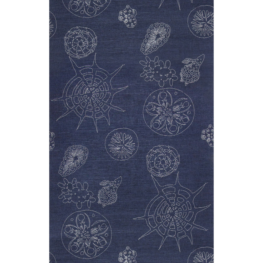 Telescopic G Deep Ocean by Kravet Couture Wallcovering PAPERSCAPE ARTIST SERIES SISAL - 85%;COTTON - 15% United States Horizontal: 27 and Vertical: 72 27 - Fabric Carolina -