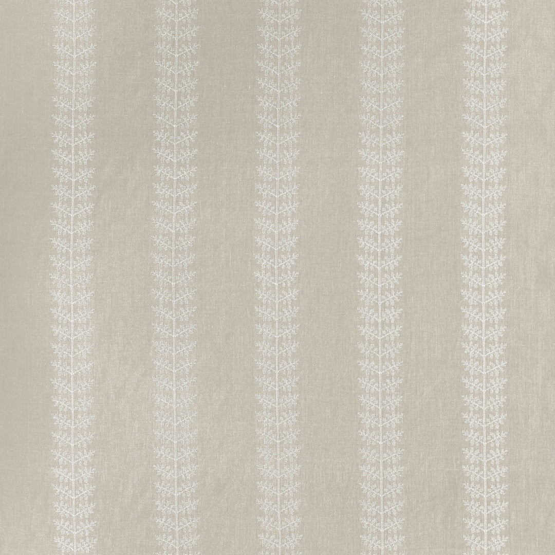 AMBLE EMBROIDERY - Flax by Thibaut Fabric