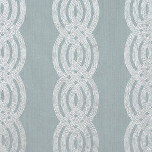 Braid Embroidery Robin's Egg W710805 by Thibaut Fabric