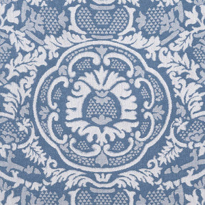 Earl Damask Blue W710837 by Thibaut Fabric
