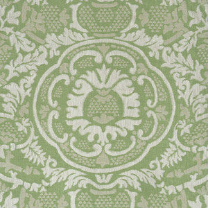Earl Damask Green W710838 by Thibaut Fabric