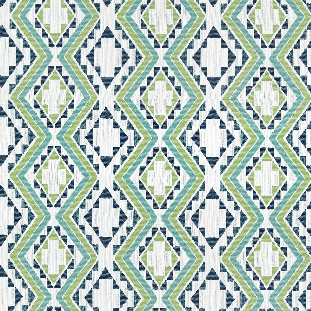 SAGAMORE - Pear and Navy by Thibaut Fabric