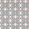 SAGAMORE - Clay and Navy by Thibaut Fabric