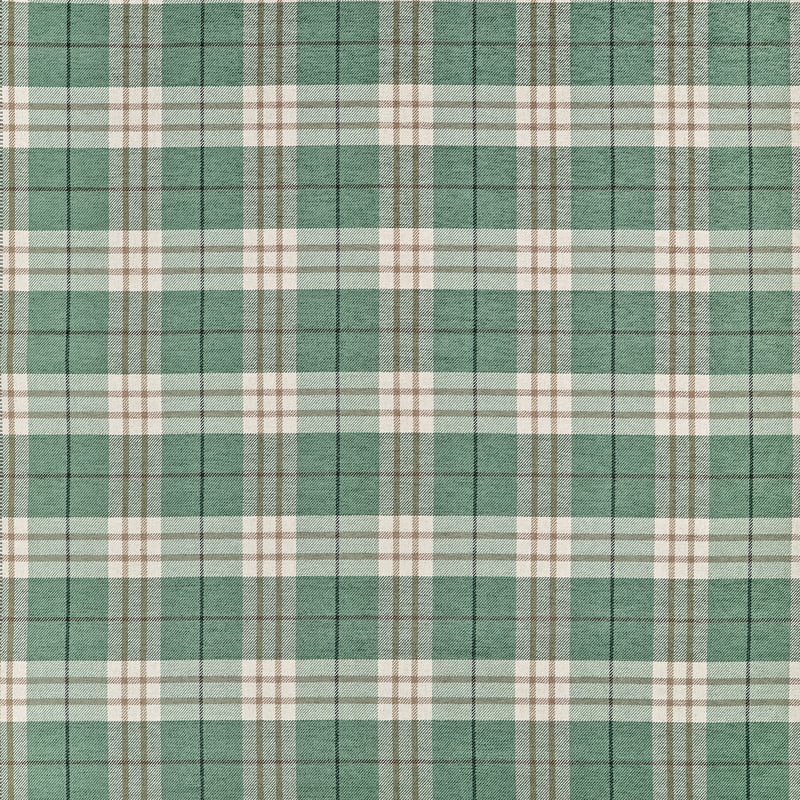 PERCIVAL PLAID - Pine By Thibaut Fabric