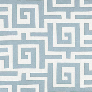 Tulum Applique Spa Blue W713222 by Thibaut Fabric