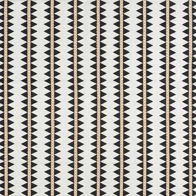 Reno Stripe Embroidery Black W713240 by Thibaut Fabric Thibaut Fabric Reno Stripe Embroidery Black W713240Fabric Mesa Fabric Book 54% Cotton, 36% Linen, 10% Spun Poly INDIA </p><p>Repeat: V: - 54 - Fabric Carolina -