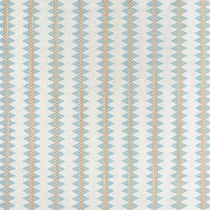 Reno Stripe Embroidery Spa Blue W713241 by Thibaut Fabric