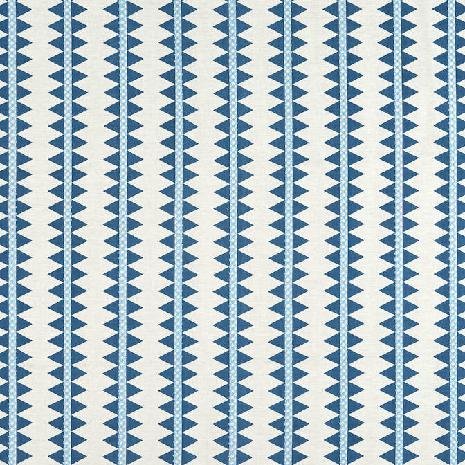 Reno Stripe Embroidery Navy W713244 by Thibaut Fabric Thibaut Fabric Reno Stripe Embroidery Navy W713244Fabric Mesa Fabric Book 54% Cotton, 36% Linen, 10% Spun Poly INDIA </p><p>Repeat: V: - 54 - Fabric Carolina -