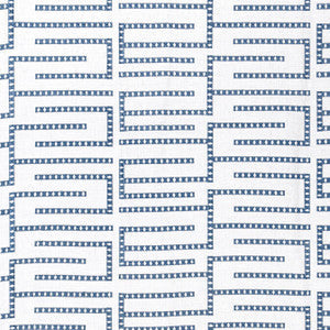 Architect Embroidery Blue W713627 by Thibaut Fabric