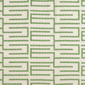 Architect Embroidery Emerald W713628 by Thibaut Fabric