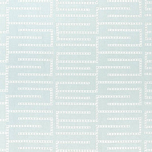 Architect Embroidery Mist W713629 by Thibaut Fabric
