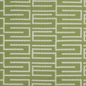 Architect Embroidery Sage W713630 by Thibaut Fabric