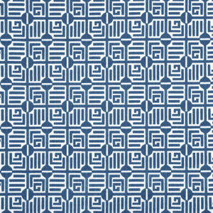 Labyrinth Velvet Navy W713641 by Thibaut Fabric