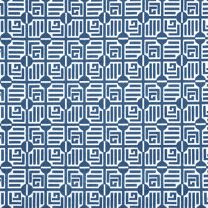 Labyrinth Velvet Navy W713641 by Thibaut Fabric