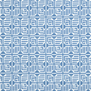 Labyrinth Velvet Blue W713642 by Thibaut Fabric