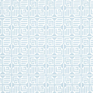 Labyrinth Velvet Spa Blue W713643 by Thibaut Fabric
