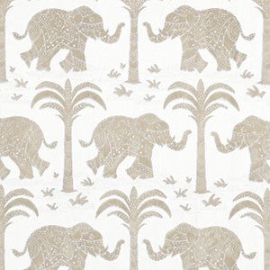Elephant Velvet Beige W716205 by Thibaut Fabric