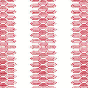 Nola Stripe Embroidery Pink W720812 by Thibaut Fabric