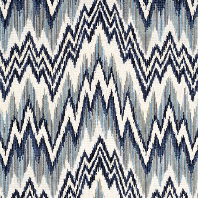 Rhythm Velvet Sterling and Navy W72820 by Thibaut Fabric Thibaut Fabric Rhythm Velvet Sterling and Navy W72820Fabric Woven Res 13: Fusion Velvet 87% Cotton, 13% Polyester UNITED STATES </p><p>Repeat: V: 13.25 50 - Fabric Carolina -