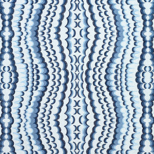 Ebru Embroidery Blue W72982 by Thibaut Fabric