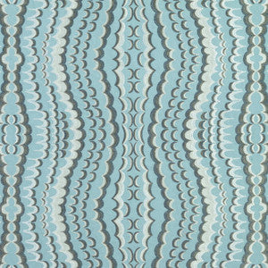 Ebru Embroidery Aqua W72983 By Thibaut Fabric