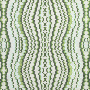 Ebru Embroidery Green W72984 by Thibaut Fabric