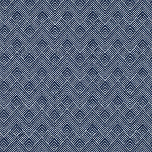 Maddox Navy W73336 by Thibaut Fabric