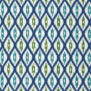 Rajah Marine Blue W73361 by Thibaut Fabric