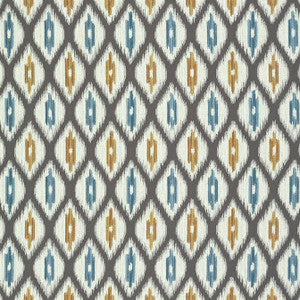 Rajah Charcoal W73364 by Thibaut Fabric