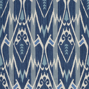 Nomad Blue W73368 by Thibaut Fabric