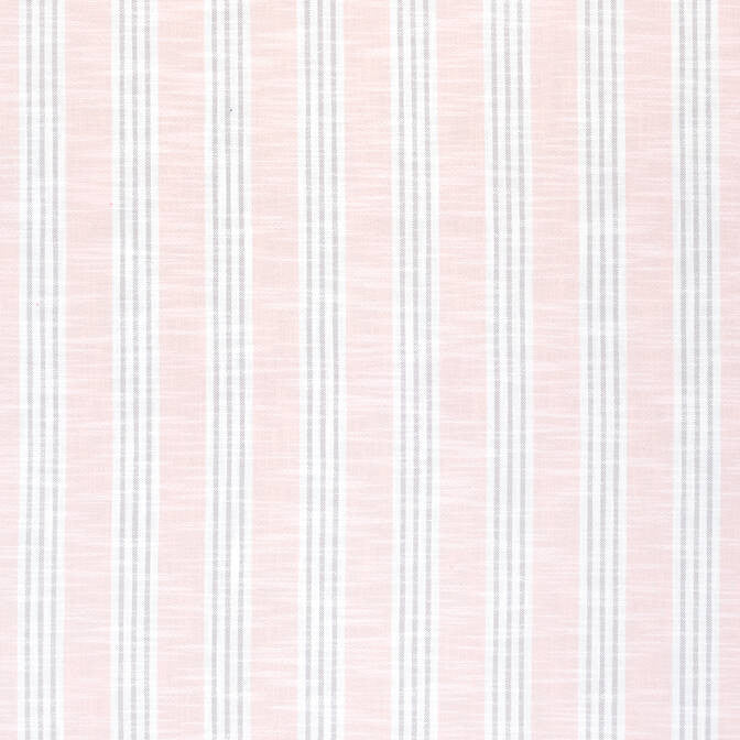 Southport Stripe Blush and Mushroom W73482 by Thibaut Fabric Thibaut Fabric Southport Stripe Blush and Mushroom W73482Fabric Landmark 95% Polyester, 5% Olefin (UV) U.S.A. </p><p>Repeat: V: 3.5 54 - Fabric Carolina -