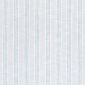 Southport Stripe Sterling and Cobalt W73484 by Thibaut Fabric