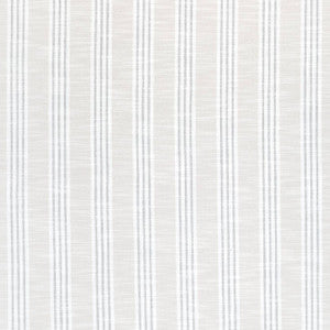 Southport Stripe Flax and Grey W73492 by Thibaut Fabric
