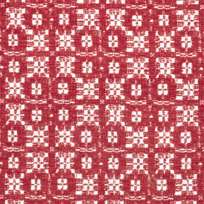 Brimfield Cranberry W73497 by Thibaut Fabric Thibaut Fabric Brimfield Cranberry W73497Fabric Landmark 100% Polyester (UV) U.S.A. </p><p>Repeat: V: 6.75 54 - Fabric Carolina -
