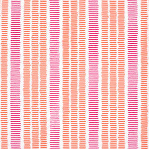 Topsail Stripe Coral and Peony W73512 by Thibaut Fabric