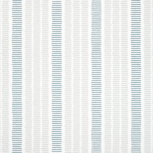 Topsail Stripe Sterling and Slate W73518 by Thibaut Fabric