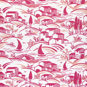 Landmark Peony and Coral W73526 by Thibaut Fabric
