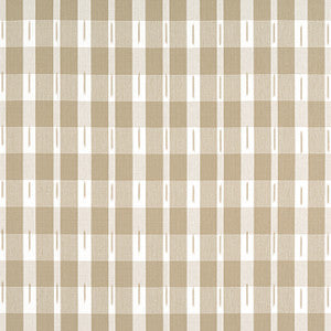 Ellastone Check Beige W736441 by Thibaut Fabric