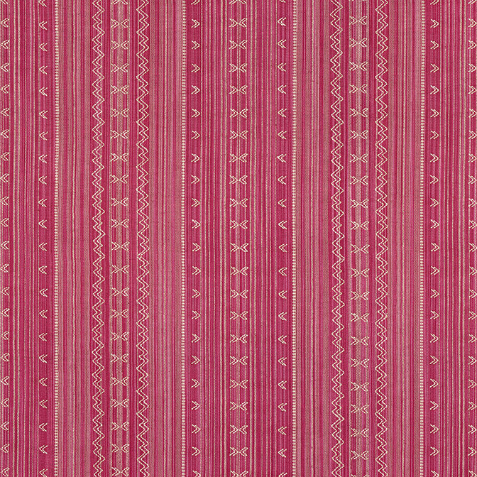 Charter Stripe Embroidery Raspberry W736454 by Thibaut Fabric Thibaut Fabric Charter Stripe Embroidery Raspberry W736454Fabric Indienne Fabric Book 100% Cotton INDIA </p><p>Repeat: V: 1.5 53 - Fabric Carolina -
