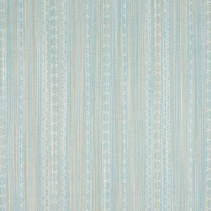Charter Stripe Embroidery Seaglass W736455 by Thibaut Fabric