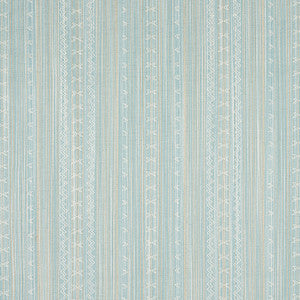 Charter Stripe Embroidery Seaglass W736455 by Thibaut Fabric
