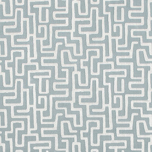 Terrace Lane Spa Blue W742030 by Thibaut Fabric