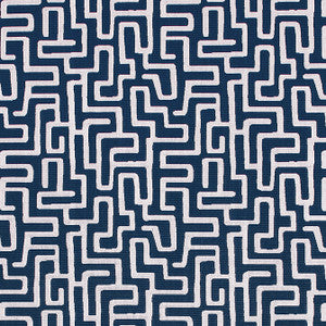 Terrace Lane Navy W742031 by Thibaut Fabric