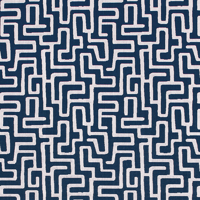 Terrace Lane Navy W742031 by Thibaut Fabric Thibaut Fabric Terrace Lane Navy W742031Fabric Sojourn Fabric Book 100% Cotton INDIA </p><p>Repeat: V: 12.5 54 - Fabric Carolina -