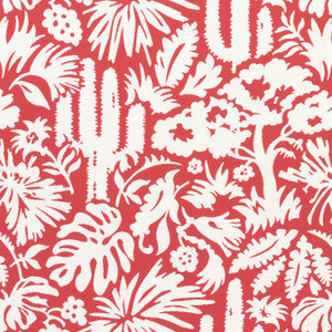 Botanica Flame W74618 by Thibaut Fabric